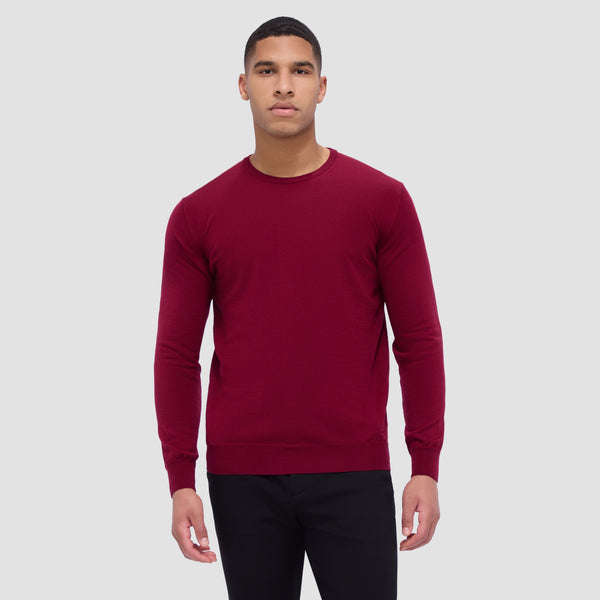 Bugatchi Scott Crew Neck Super Merino™ Sweater