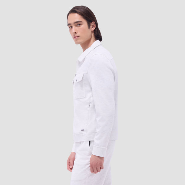 Bugatchi Soft Touch™ Heather Shirt Jacket