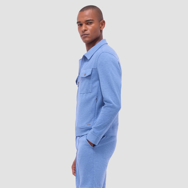 Bugatchi Soft Touch™ Heather Shirt Jacket