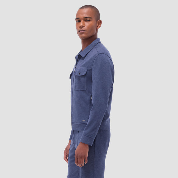 Bugatchi Soft Touch™ Heather Shirt Jacket