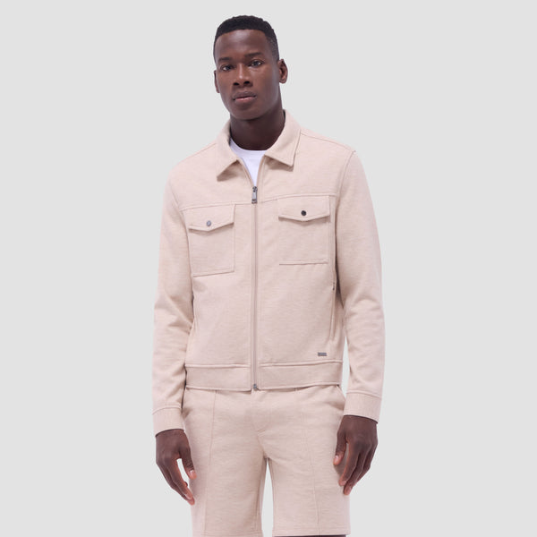 Bugatchi Soft Touch™ Heather Shirt Jacket