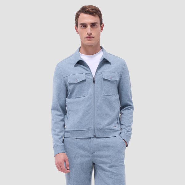 Bugatchi Soft Touch™ Heather Shirt Jacket