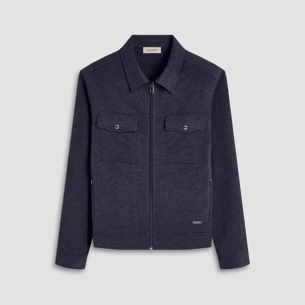 bugatchi Soft Touch™ Heather Shirt Jacket