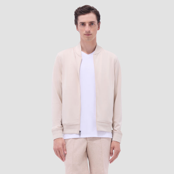 Bugatchi Soft Touch™ Solid Bomber Jacket