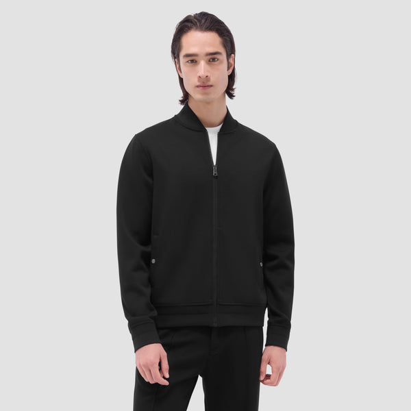 Bugatchi Soft Touch™ Solid Bomber Jacket