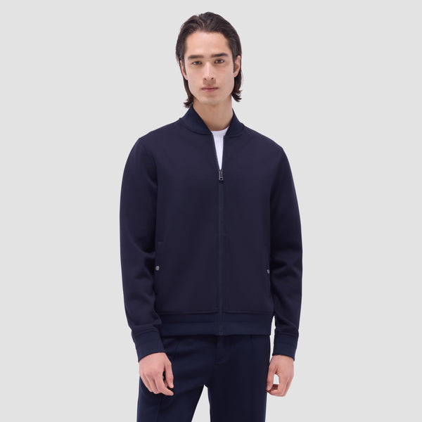 Bugatchi Soft Touch™ Solid Bomber Jacket