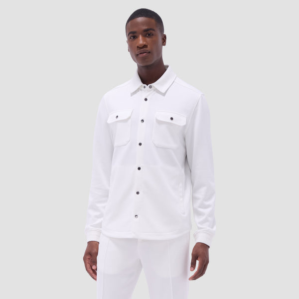 Bugatchi Soft Touch™ Solid Shirt Jacket