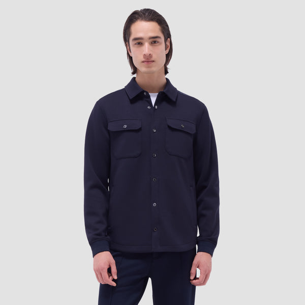 Bugatchi Soft Touch™ Solid Shirt Jacket