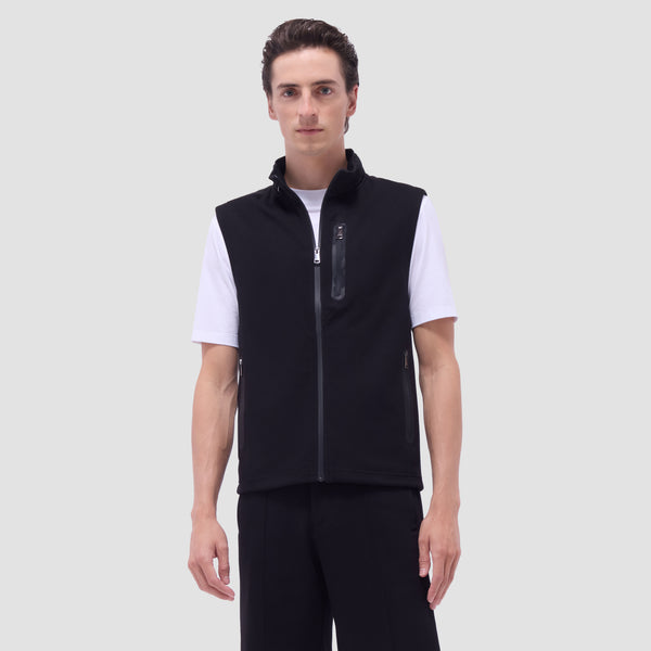 Bugatchi Soft Touch™ Solid Vest With Hood