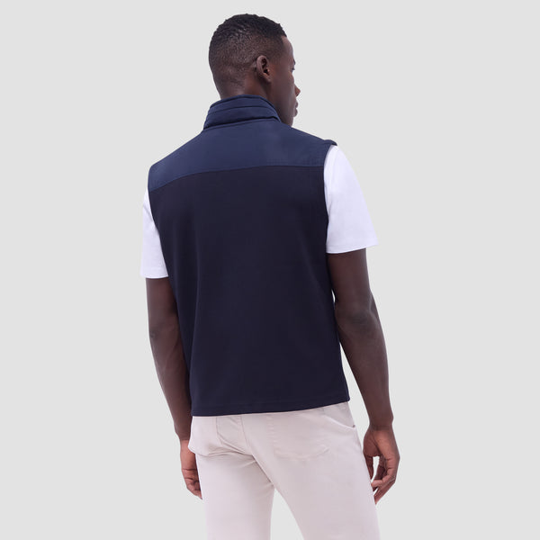 Bugatchi Soft Touch™ Solid Vest With Hood