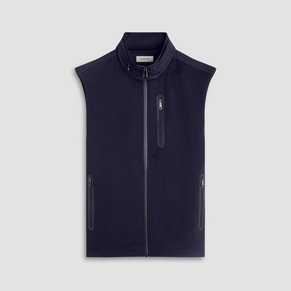 bugatchi Soft Touch™ Solid Vest With Hood