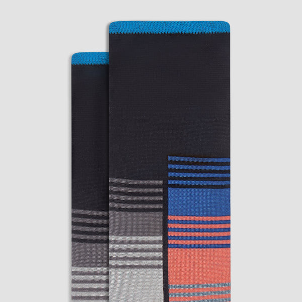 Bugatchi Striped Mid-Calf Socks