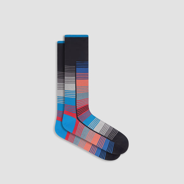 bugatchi Striped Mid-Calf Socks