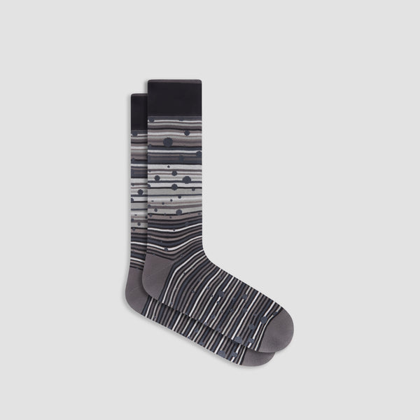 bugatchi Striped Mid-Calf Socks