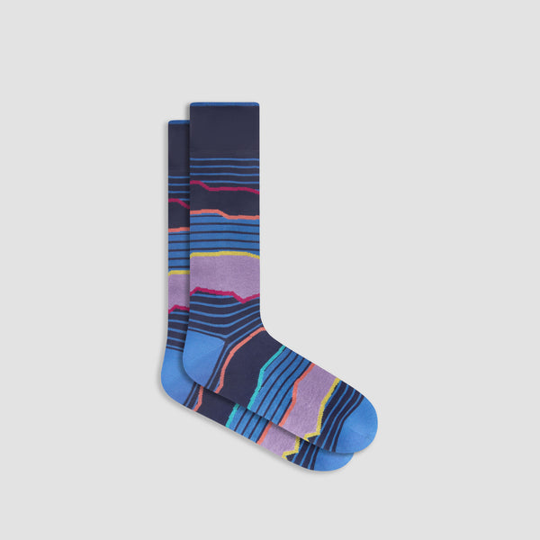 bugatchi Striped Mid-Calf Socks