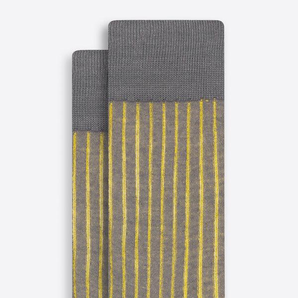 Bugatchi Striped Mid-Calf Socks