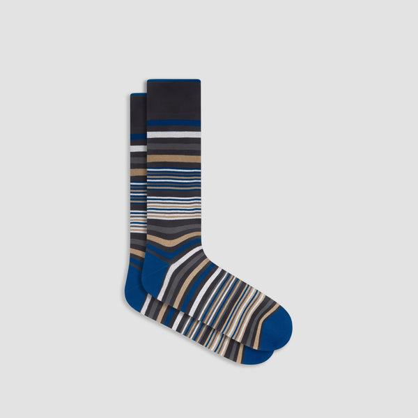 bugatchi Striped Mid-Calf Socks