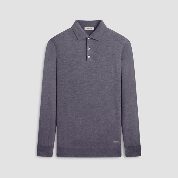 bugatchi Super Merino™ Solid Polo Sweater