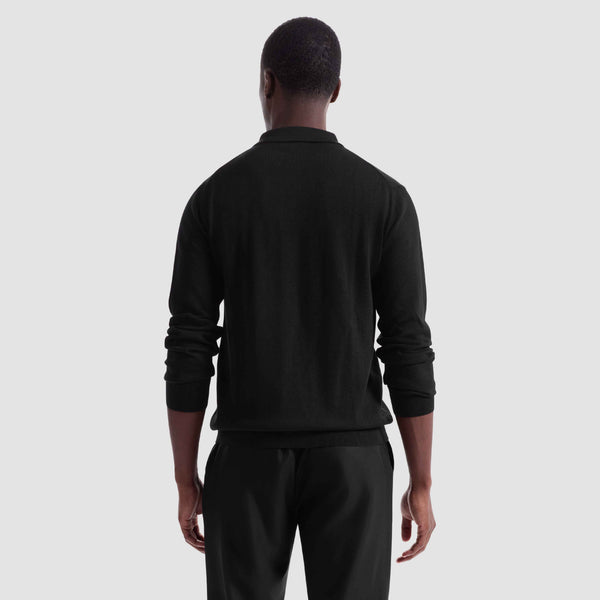 Bugatchi Super Merino™ Solid Polo Sweater