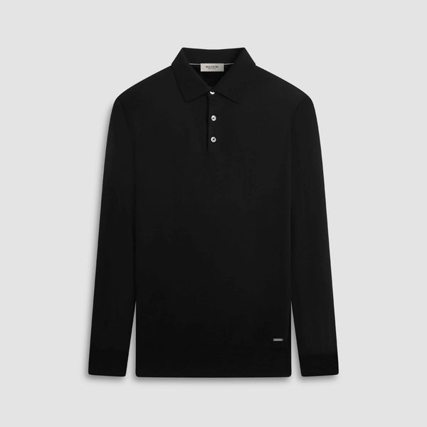 bugatchi Super Merino™ Solid Polo Sweater