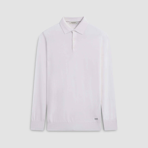 bugatchi Super Merino™ Solid Polo Sweater