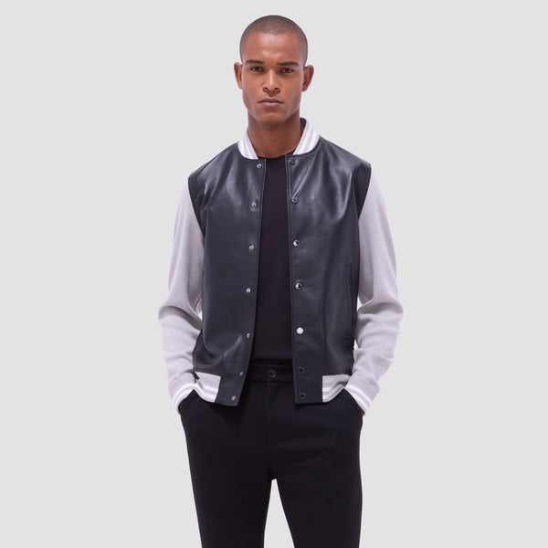 Bugatchi Varsity Hybrid Bomber Jacket