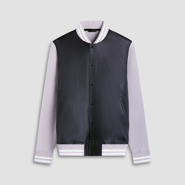bugatchi Varsity Hybrid Bomber Jacket