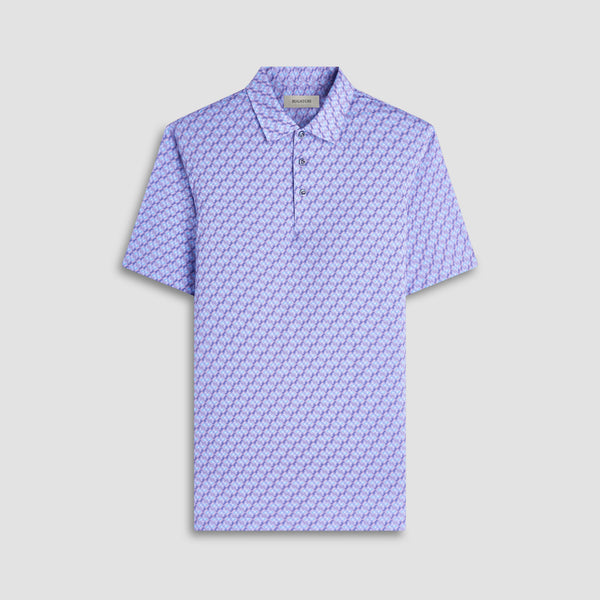 bugatchi Victor Geometric OoohCotton® Polo Shirt