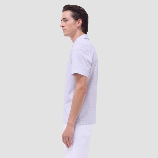 Bugatchi Victor Palm Tree OoohCotton® Polo Shirt