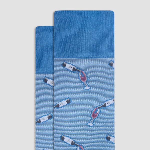 Bugatchi Wine Pour Mid-Calf Socks