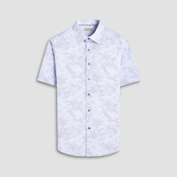 bugatchi Miles Abstract OoohCotton® Short-Sleeve Shirt