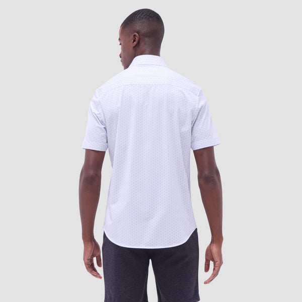 Bugatchi Miles Floral OoohCotton® Short-Sleeve Shirt