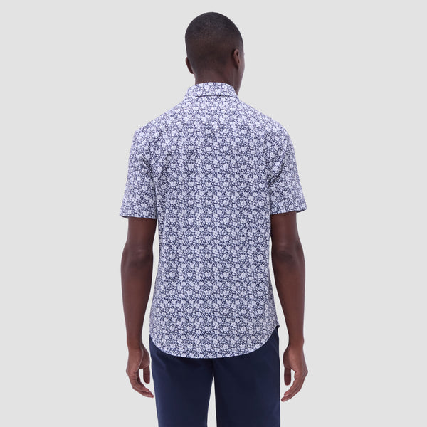 Bugatchi Miles Floral OoohCotton® Short-Sleeve Shirt