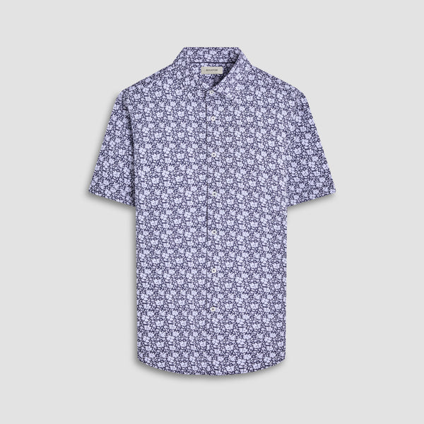 bugatchi Miles Floral OoohCotton® Short-Sleeve Shirt
