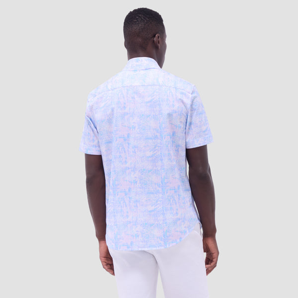 Bugatchi Miles Floral OoohCotton® Short-Sleeve Shirt