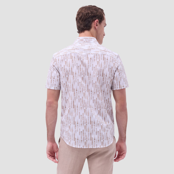 Bugatchi Orson Abstract Seersucker Short-Sleeve Shirt