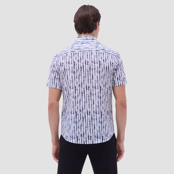 Bugatchi Orson Shibori Seersucker Short-Sleeve Shirt