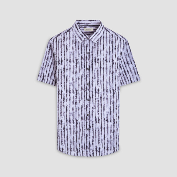 bugatchi Orson Shibori Seersucker Short-Sleeve Shirt