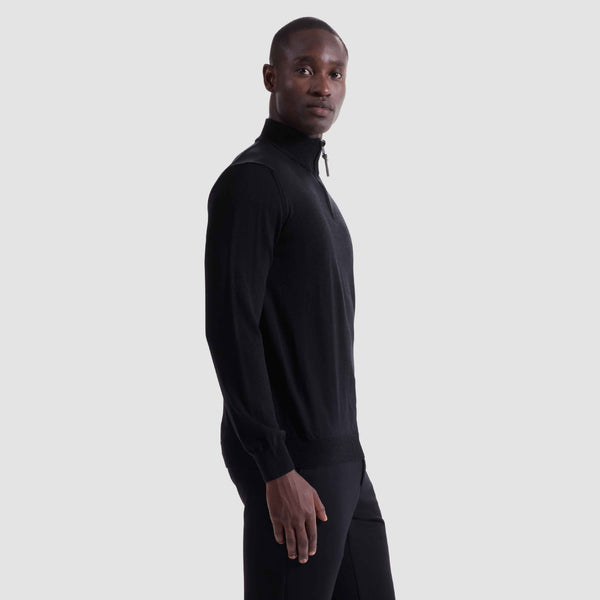 Bugatchi Spencer Quarter-Zip Super Merino™ Sweater