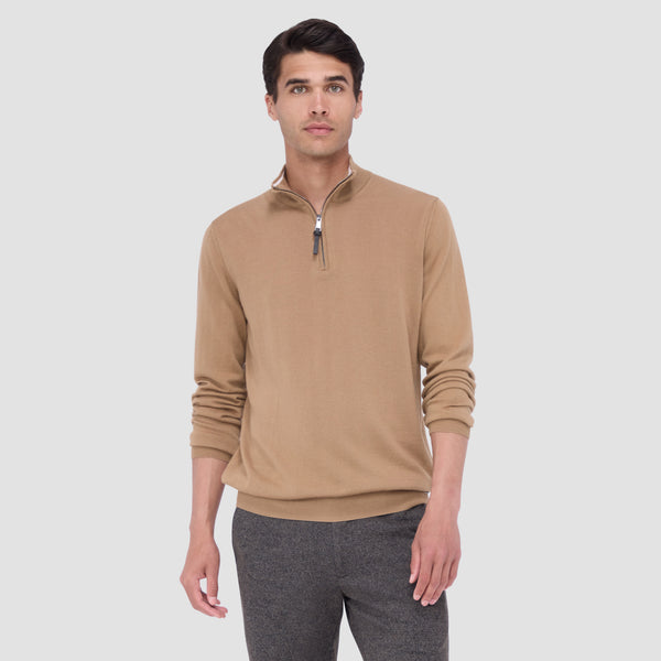 Bugatchi Spencer Quarter-Zip Super Merino™ Sweater