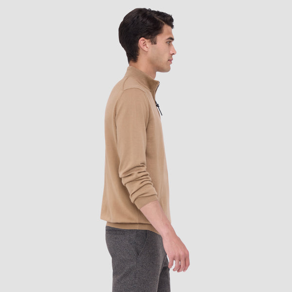 Bugatchi Spencer Quarter-Zip Super Merino™ Sweater