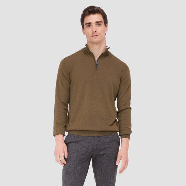 Bugatchi Spencer Quarter-Zip Super Merino™ Sweater