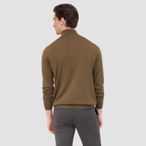 Bugatchi Spencer Quarter-Zip Super Merino™ Sweater