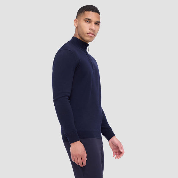 Bugatchi Spencer Quarter-Zip Super Merino™ Sweater