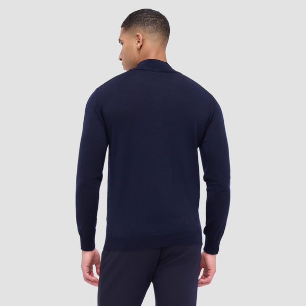 Bugatchi Spencer Quarter-Zip Super Merino™ Sweater