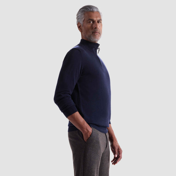 Bugatchi Spencer Quarter-Zip Super Merino™ Sweater