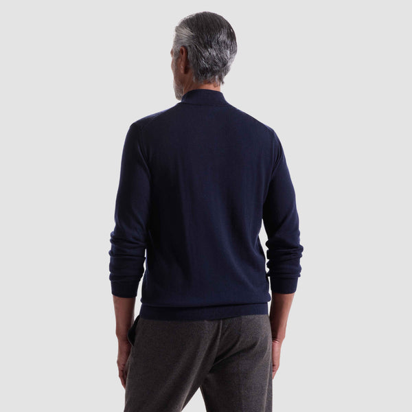Bugatchi Spencer Quarter-Zip Super Merino™ Sweater