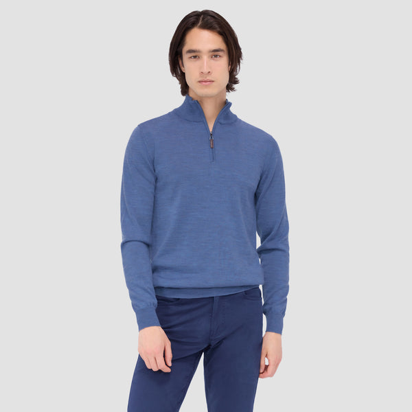 Bugatchi Spencer Quarter-Zip Super Merino™ Sweater
