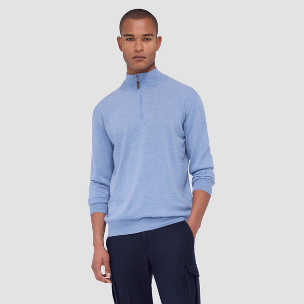 Bugatchi Spencer Quarter-Zip Super Merino™ Sweater
