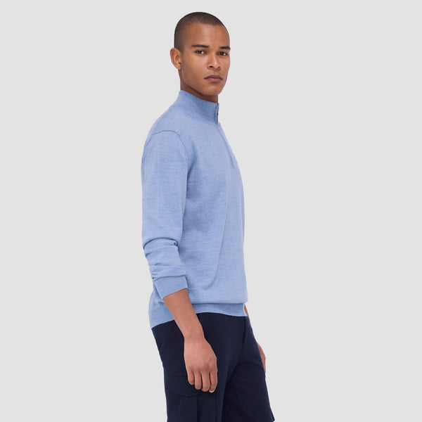 Bugatchi Spencer Quarter-Zip Super Merino™ Sweater